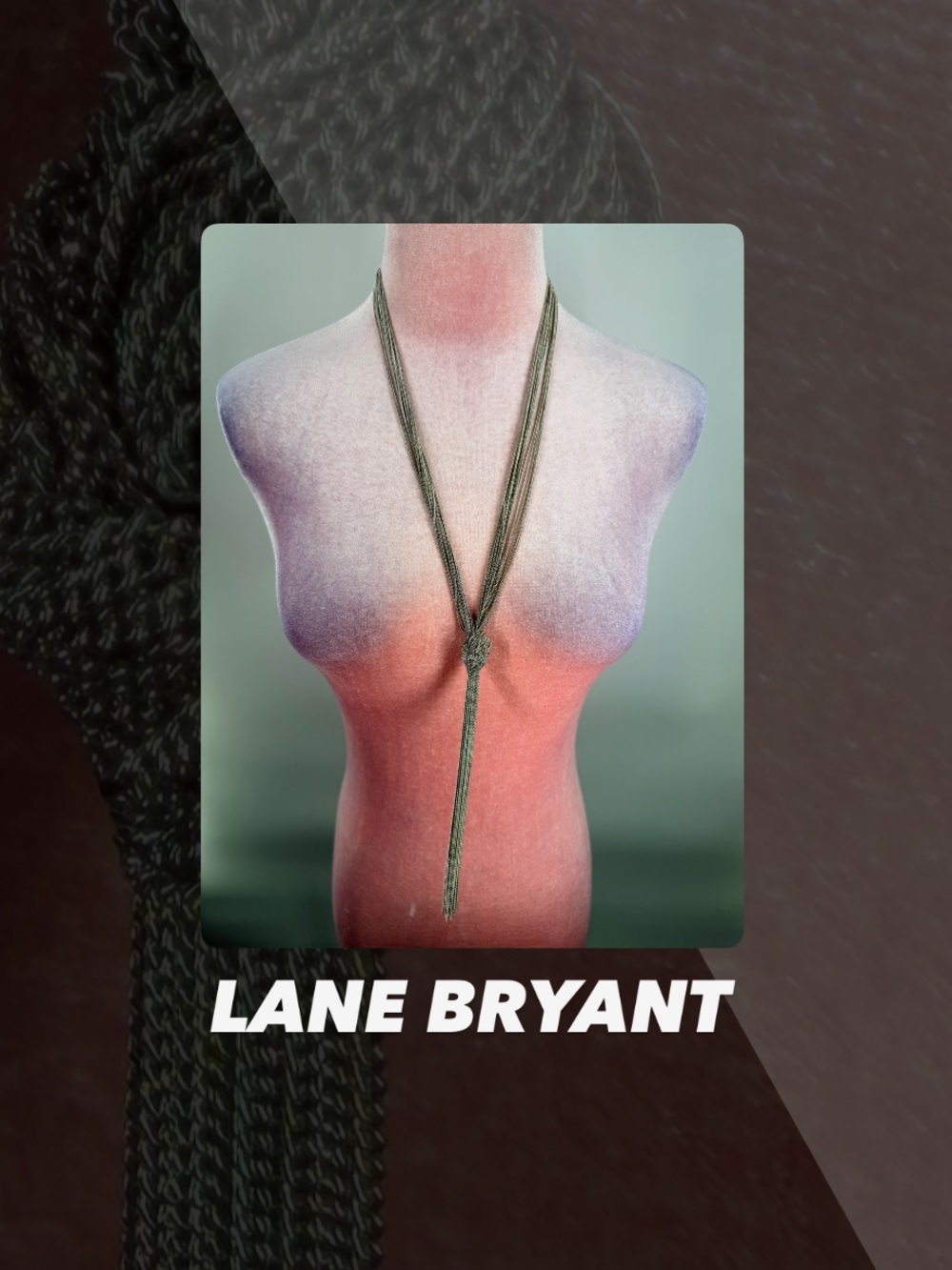 EUC Lane Bryant Multi Strand Knot Necklace